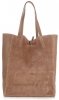 Bőr táska shopper bag Vittoria Gotti földszínű V602